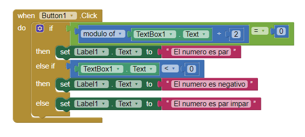 condicionales en app inventor ejemplos