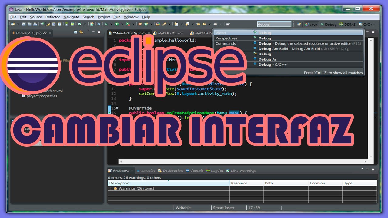 activar tema negro en java