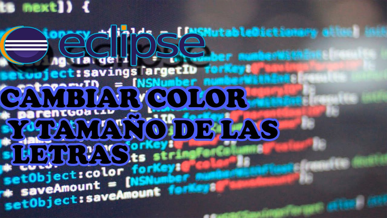 Como Cambiar El Tamaño Y Color De Las Letras En Java Eclipse