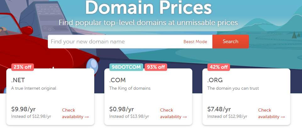 promociones comprar dominios web namecheap baratos económicos