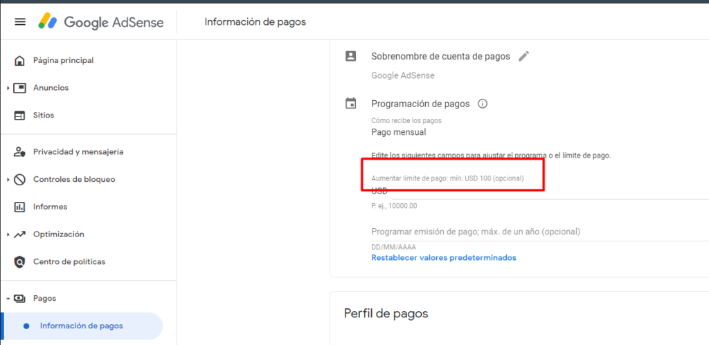 cuanto paga youtube pago minimo