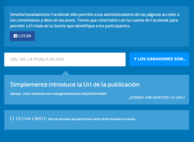 elegir ganador en concurso sorteo facebook