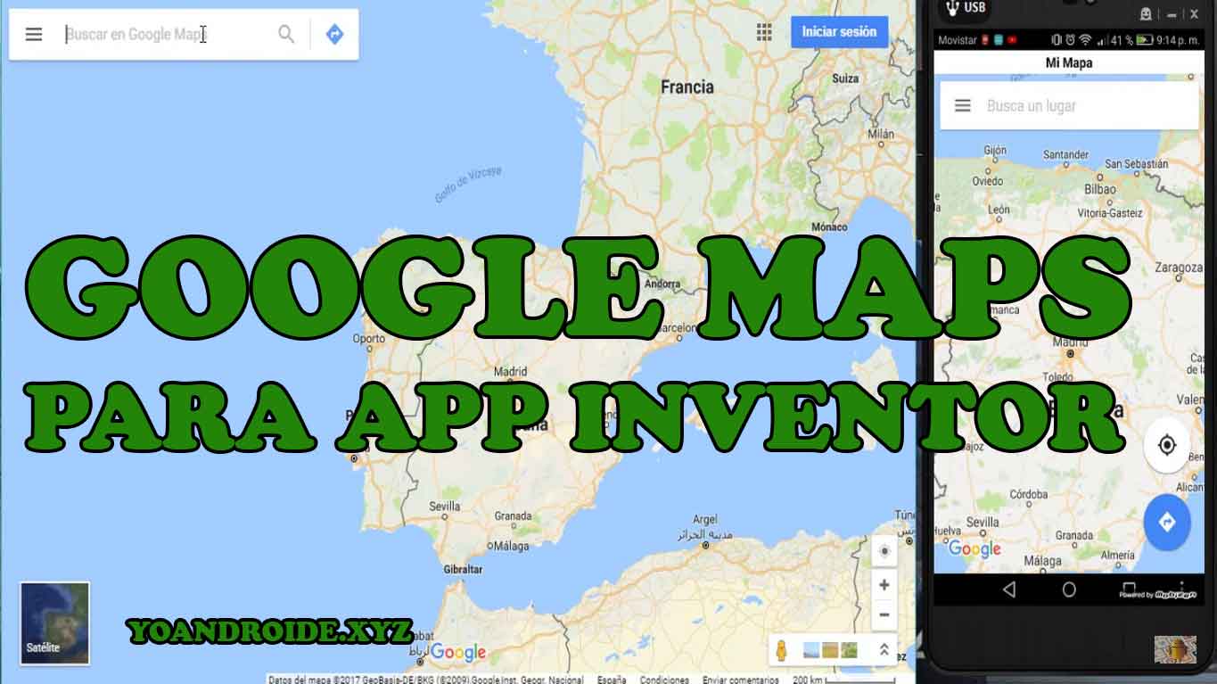 GOOGLE MAPS PARA APP INVENTOR