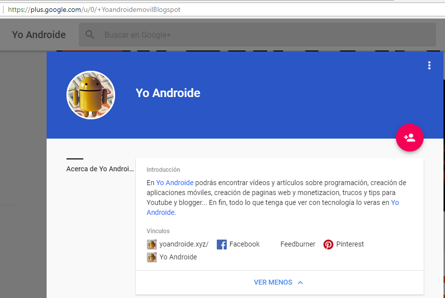 yo androide google+