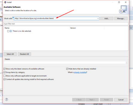 instalar y descargar windowbuilder