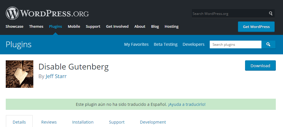 Como desactivar Gutunberg en WordPress