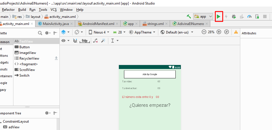 android studio conectar telefono android