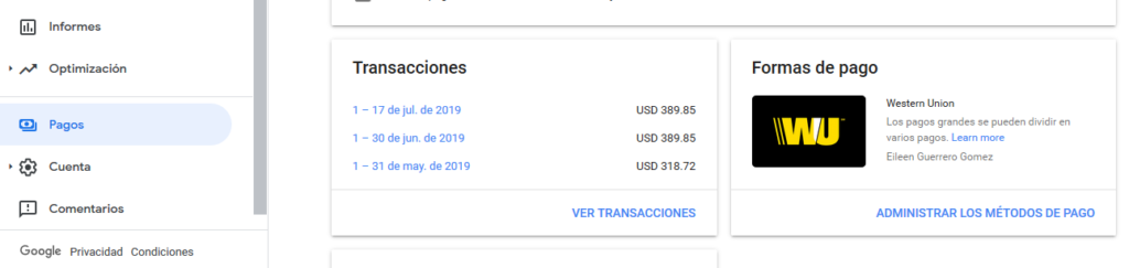 como recibir dinero de wenstern union en colombia youtube adsense