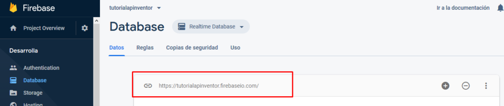 app inventor firebase url copiar