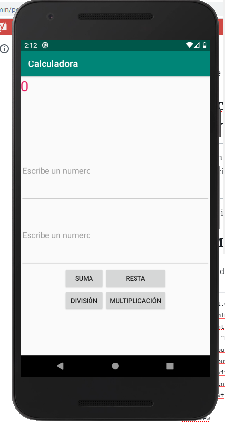calculadora android studio